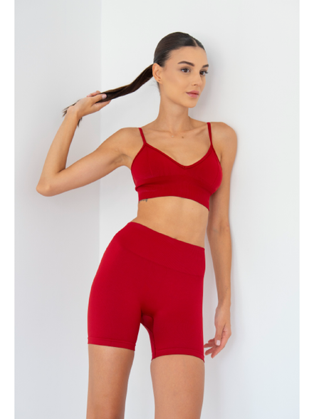 Ayarlanabilir Askı Sporcu Bra - Bordo